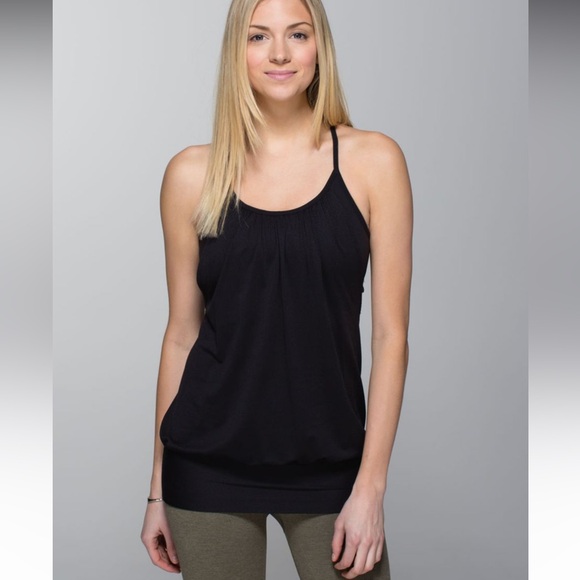 Lululemon No Limit Tank Black Excellent Condition Size 10 - Picture 3 of 8